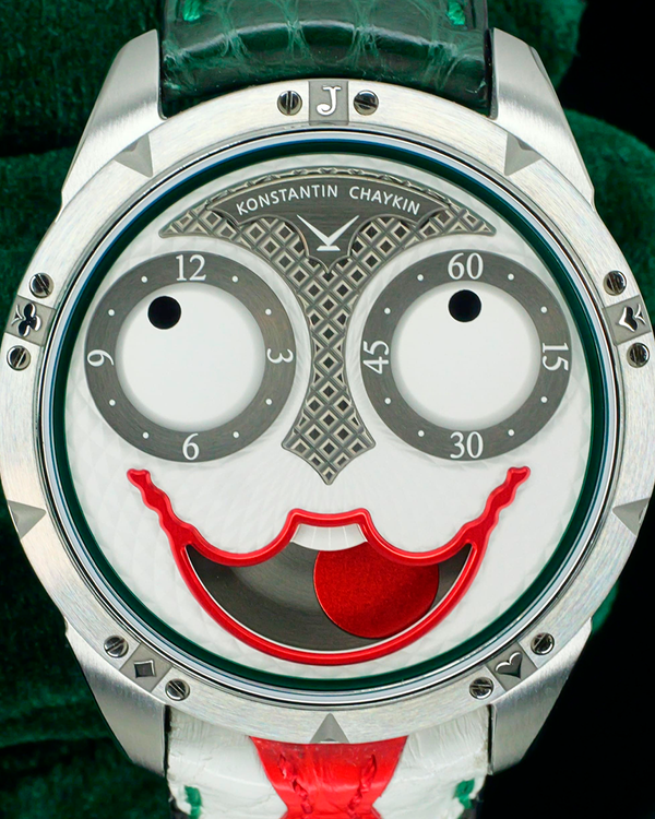 2026 Konstantin Chaykin Joker 40MM White Dial Leather Strap (Joker Classic)