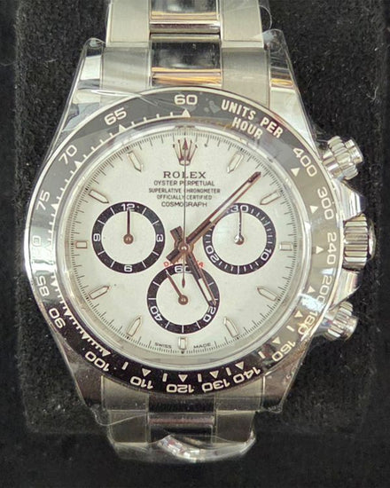2025 Rolex Cosmograph Daytona "Panda" 40MM White Dial Oyster Bracelet (126500LN)