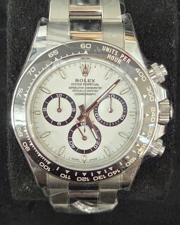 2025 Rolex Cosmograph Daytona "Panda" 40MM White Dial Oyster Bracelet (126500LN)