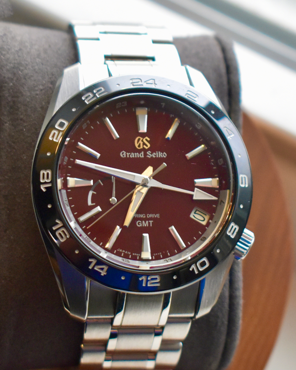 No Reserve - 2024 Grand Seiko Sport GMT Caliber 9 20th Anniversary L. E. 40.5MM Red Dial Steel Bracelet (SBGE305G)