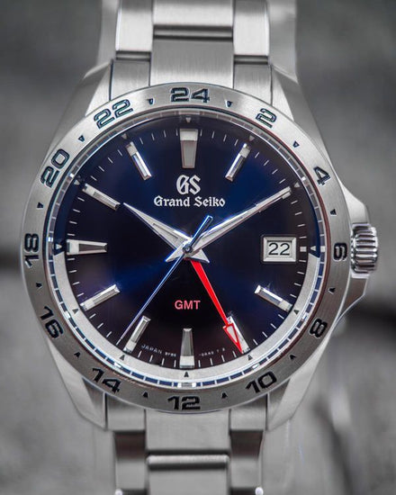 No Reserve - 2021 Grand Seiko Sport GMT 39MM Quartz Blue Dial Steel Bracelet (SBGN005G)