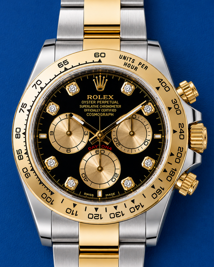2026 Rolex Cosmograph Daytona 40MM Black Dial Two-Tone Oyster Bracelet (126503)