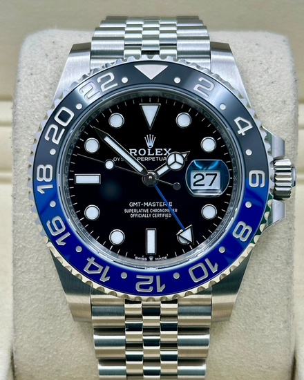 2026 Rolex GMT-Master II "Batgirl" 40MM Black Dial Jubilee Bracelet (126710BLNR)