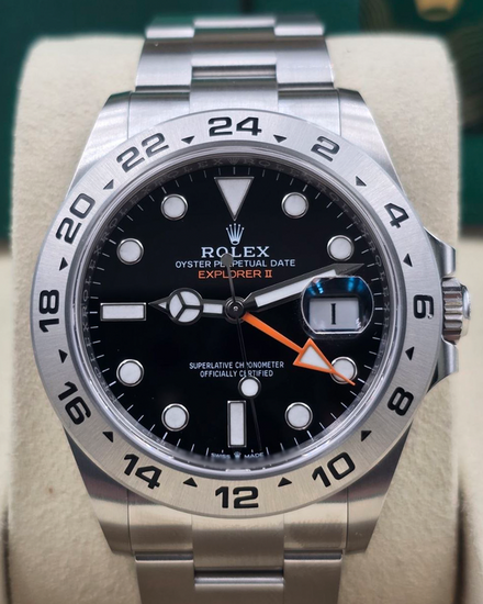 2025 Rolex Explorer II 42MM Black Dial Oyster Bracelet (226570)