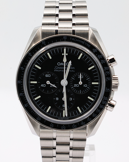2025 Omega Speedmaster Professional Moonwatch 42MM Black Dial Steel Bracelet (310.30.42.50.01.002)