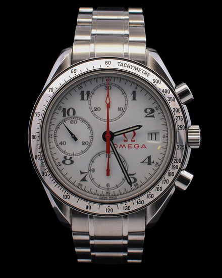 Omega Speedmaster "Olympic Edition" 39MM White Dial Steel Bracelet (3516.20.00)
