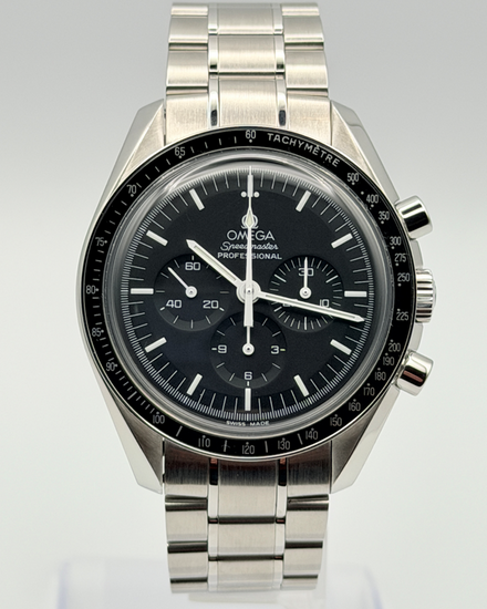 2017 Omega Speedmaster Professional Moonwatch 42MM Black Dial Steel Bracelet (3570.50.00)