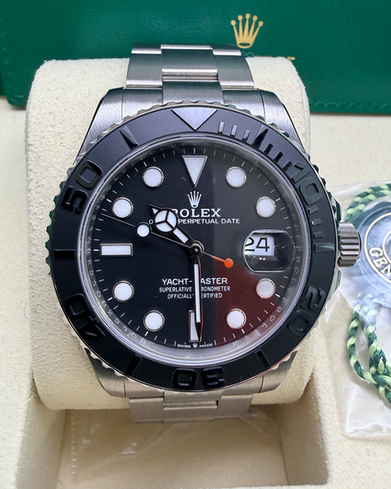 2026 Rolex Yacht-Master 42MM Black Dial Titanium Oyster Bracelet (226627)