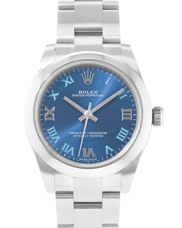 Rolex Oyster Perpetual 31MM Blue Dial Oyster Bracelet (177200)