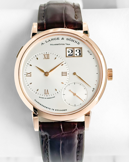 A. Lange & Söhne Lange 1 41MM Silver Dial Leather Strap (117.032)