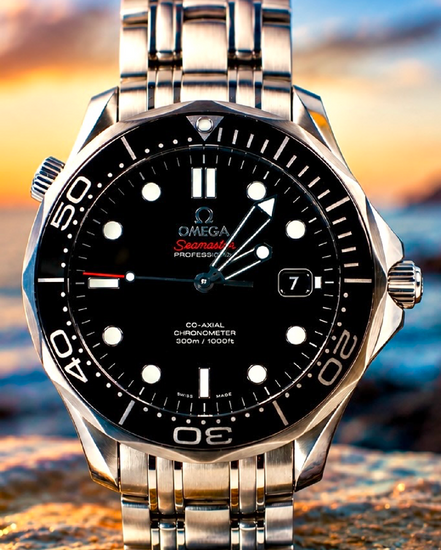 2018 Omega Seamaster Diver 300M 41MM Black Dial Steel Bracelet (212.30.41.20.01.003)