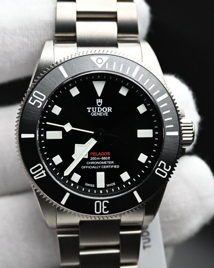 2026 Tudor Pelagos 39MM Black Dial Titanium Bracelet (25407N)