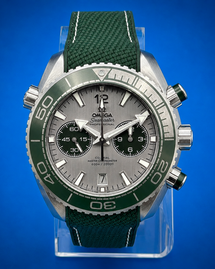 2026 Omega Seamaster Planet Ocean 45MM Silver Dial Rubber Strap (215.32.46.51.06.001)