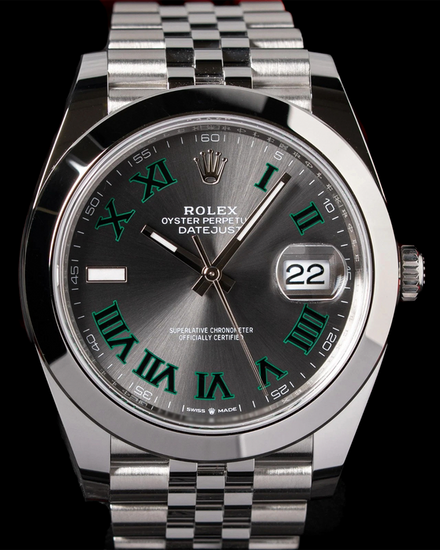 2026 Rolex Datejust "Wimbledon" 41MM Slate Dial Jubilee Bracelet (126300)