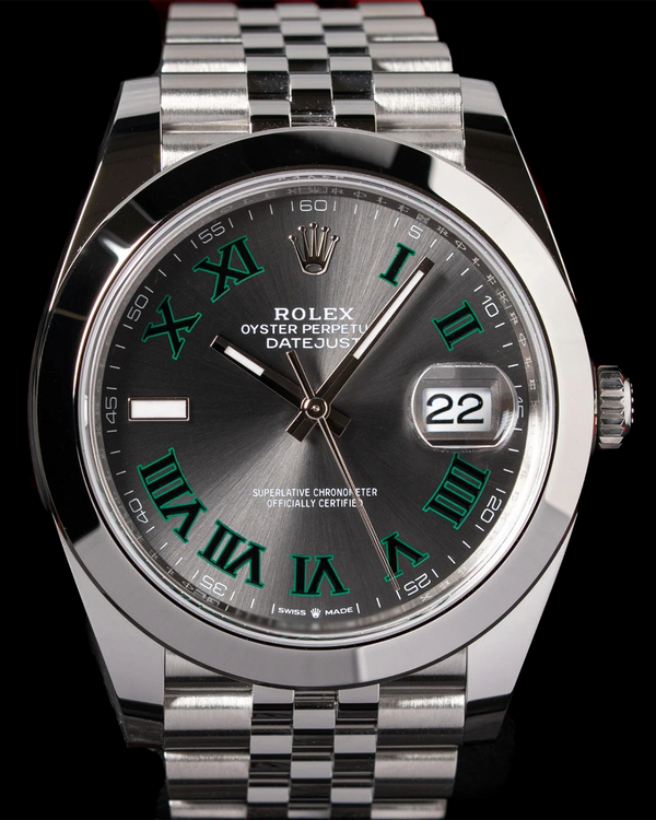 2026 Rolex Datejust "Wimbledon" 41MM Slate Dial Jubilee Bracelet (126300)