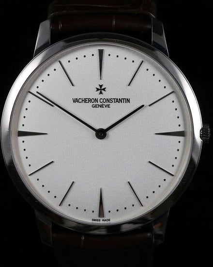 2013 Vacheron Constantin Patrimony 40MM Opaline Dial Leather Strap (81180/000G-9117)
