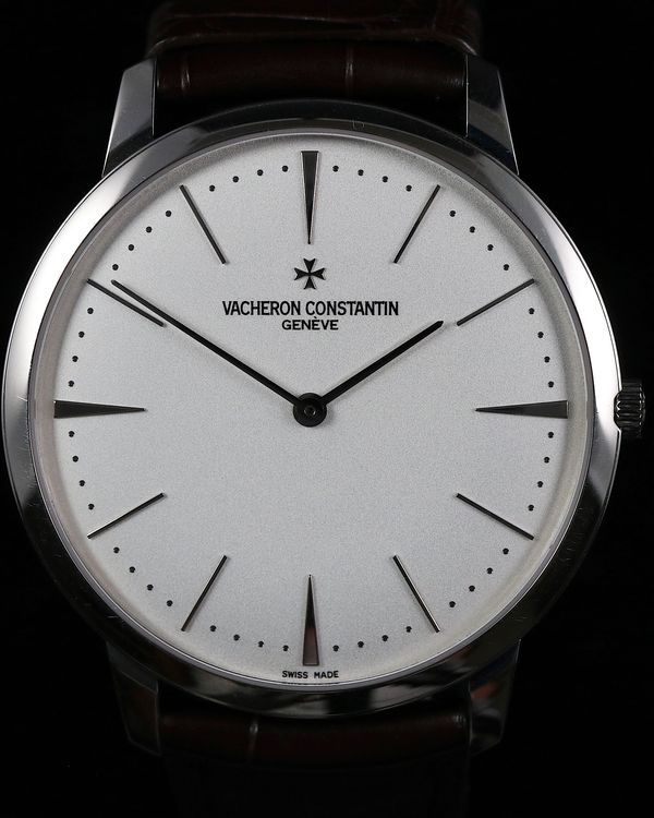 2013 Vacheron Constantin Patrimony 40MM Opaline Dial Leather Strap (81180/000G-9117)