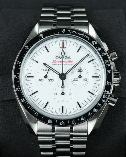 2025 Omega Speedmaster Professional Moonwatch 42MM White Dial Steel Bracelet (310.30.42.50.04.001)