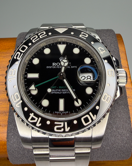 2015 Rolex GMT-Master II 40MM Black Dial Oyster Bracelet (116710LN)