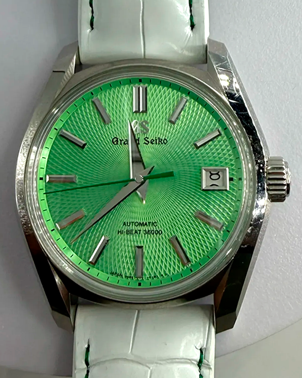 2023 Grand Seiko Heritage "Jōdogahama" L.E. 40MM Green Dial Leather Strap (SBGH335G)