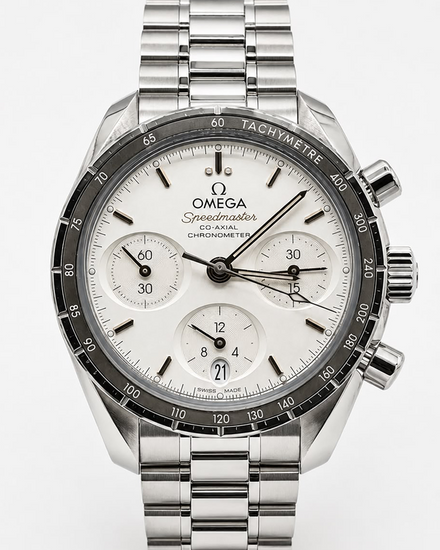 2025 Omega Speedmaster 38MM Silver Dial Steel Bracelet (324.30.38.50.02.001)