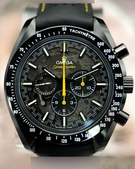 2024 Omega Speedmaster Dark Side of the Moon "Apollo 8" 44.25MM Black Dial Rubber Strap (310.92.44.50.01.001)