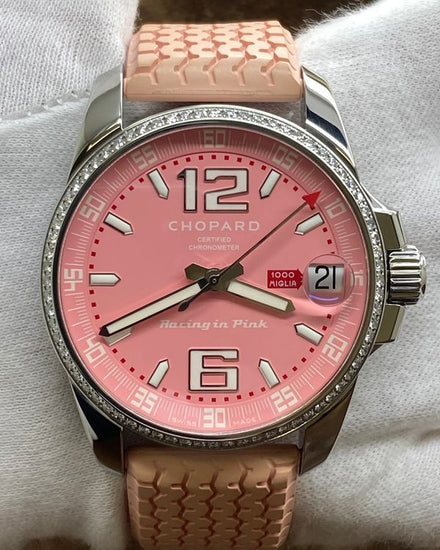 Chopard Mille Miglia Gran Turismo XL Limited Edtition 44MM Pink Dial Rubber Strap (178997-3001)