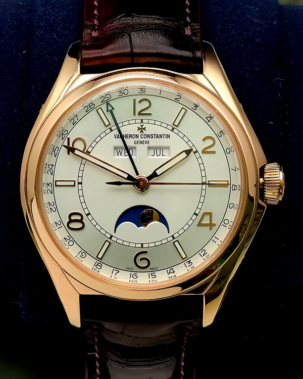 2019 Vacheron Constantin Fiftysix 40MM Silver Dial Leather Strap (4000E/000R-B438)