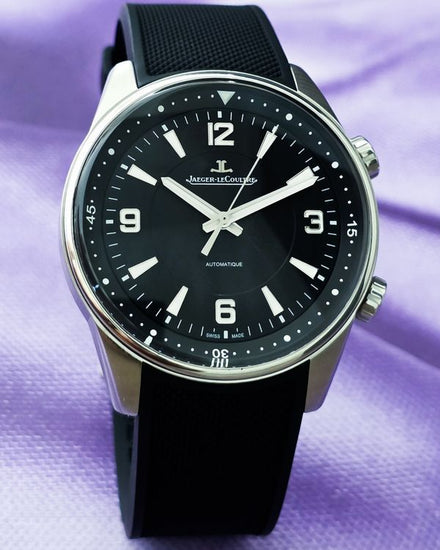 2018 Jaeger-LeCoultre Polaris 41MM Black Dial Rubber Strap (Q9008470)