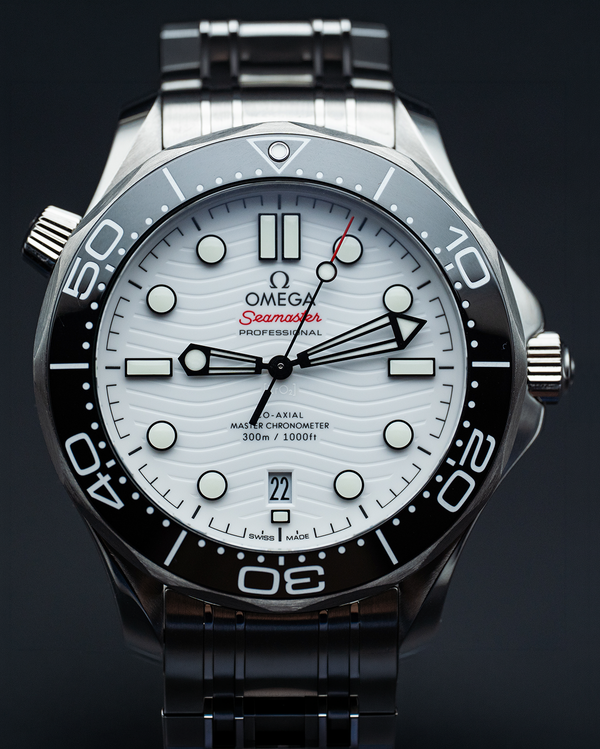 2023 Omega Seamaster Diver 300M 42MM White Dial Steel Bracelet (210.30.42.20.04.001)