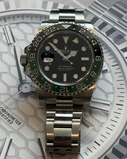 2026 Rolex GMT-Master II “Sprite” 40MM Black Dial Oyster Bracelet (126720VTNR)