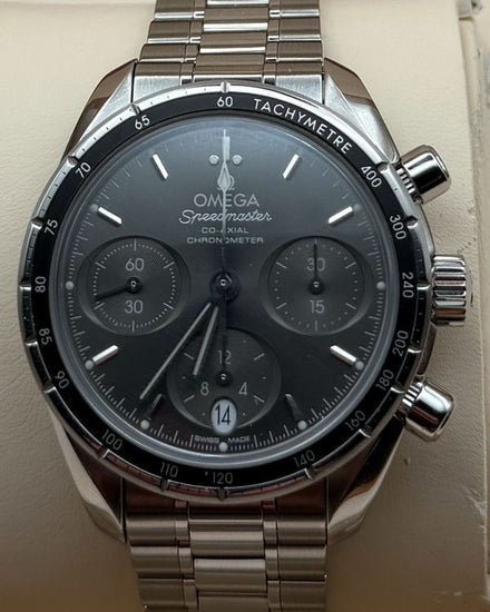 2021 Omega Speedmaster 38MM Grey Dial Steel Bracelet (324.30.38.50.06.001)