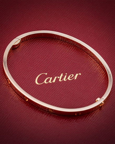 2021 Cartier Love Bracelet Small Size 17 3.6MM Rose Gold (Love Bracelet)