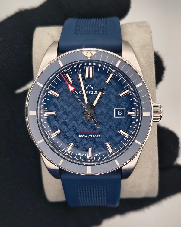 Norqain Adventure Sport 42MM Blue Dial Rubber Strap (N1000C02A/A101/10AR.20S)