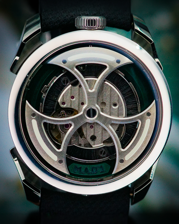 2024 MB&F MAD Edition 1 Green L. E. 42MM Skeleton Dial Leather Strap (M.A.D. 1)