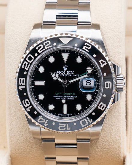 2016 Rolex GMT-Master II 40MM Black Dial Oyster Bracelet (116710LN)