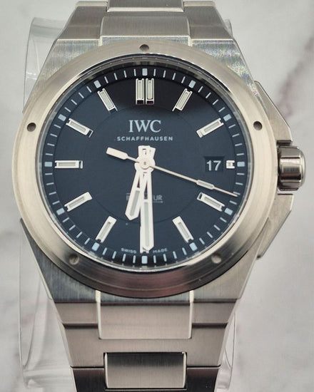 2021 IWC Schaffhausen Ingenieur Automatic 40MM Black Dial Steel Bracelet (IW323902)