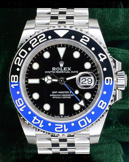 2019 Rolex GMT-Master II "Batgirl" 40MM Black Dial Jubilee Bracelet (126710BLNR)