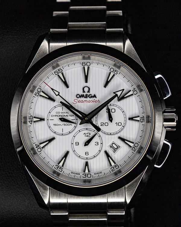 No Reserve - 2023 Omega Seamaster Aqua Terra 44MM White Dial Steel Bracelet (231.10.44.50.04.001)