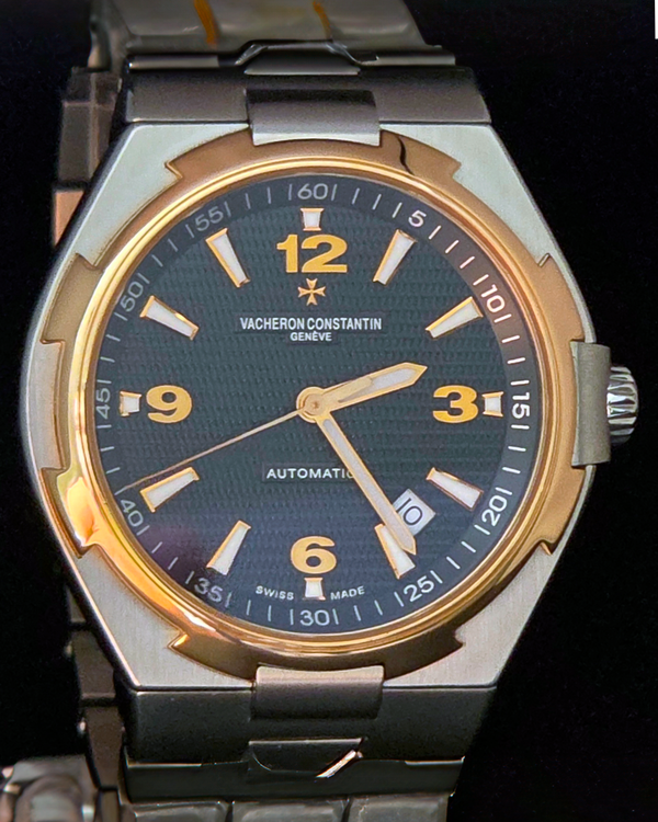 2013 Vacheron Constantin Overseas 42MM Black Dial Steel Bracelet (47040/B01M-9164)