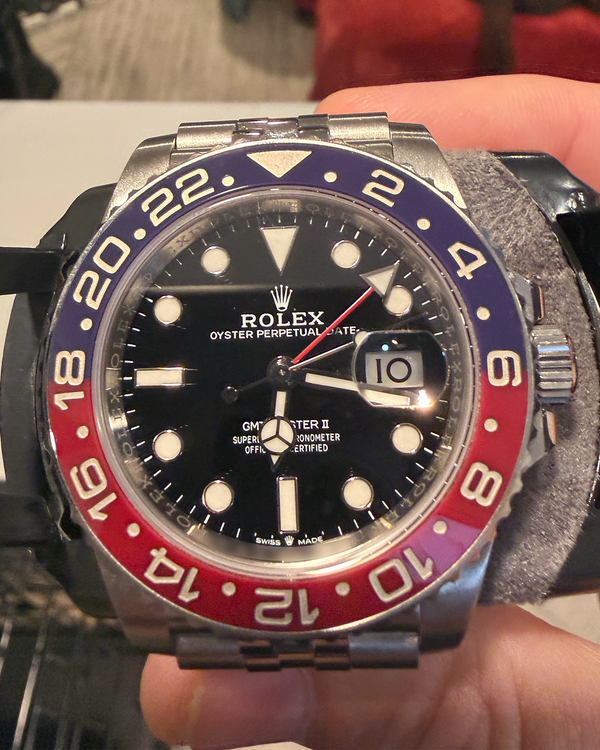 2023 Rolex GMT-Master II "Pepsi" 40MM Black Dial Jubilee Bracelet (126710BLRO)