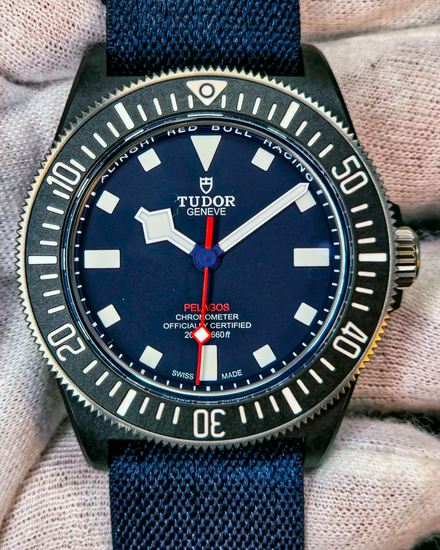 2025 Tudor Pelagos "Alinghi Red Bull Racing" 42MM Blue Dial Textile Strap (25707KN)