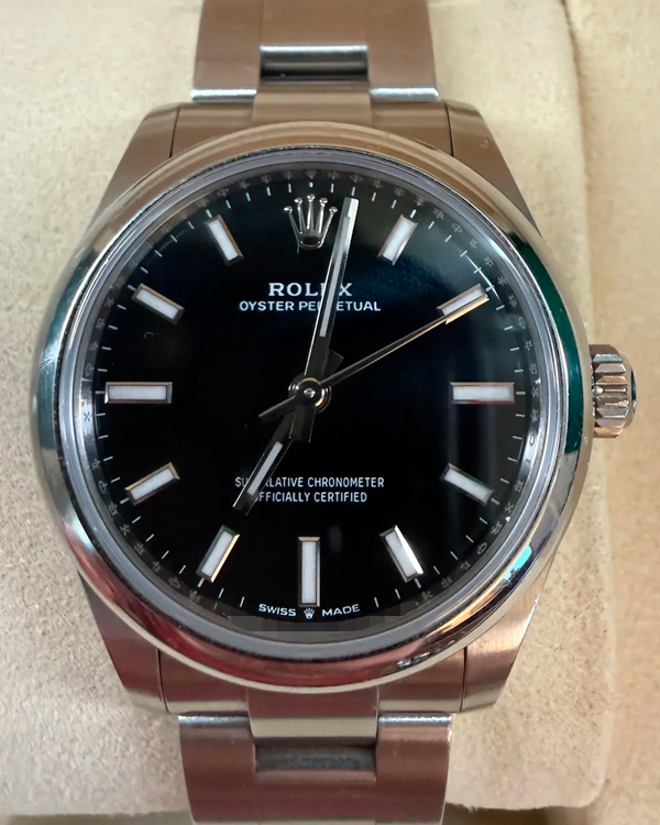 No Reserve - 2025 Rolex Oyster Perpetual 31MM Black Dial Oyster Bracelet (277200)