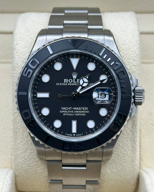 2025 Rolex Yacht-Master 42MM Black Dial Titanium Oyster Bracelet (226627)