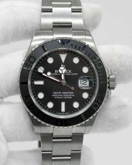2025 Rolex Yacht-Master 42MM Black Dial Titanium Oyster Bracelet (226627)