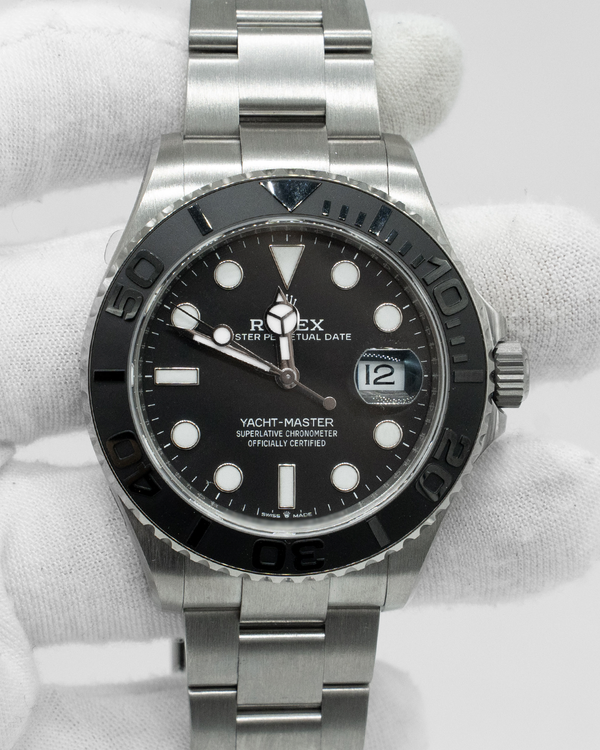 2025 Rolex Yacht-Master 42MM Black Dial Titanium Oyster Bracelet (226627)