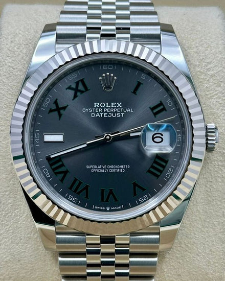 2026 Rolex Datejust "Wimbledon" 41MM Slate Dial Jubilee Bracelet (126334)