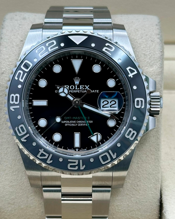 2026 Rolex GMT-Master II "Bruce Wayne" 40MM Black Dial Jubilee Bracelet (126710GRNR)