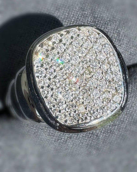 David Yurman Ring White Gold & Diamonds Size 7 (Ring)