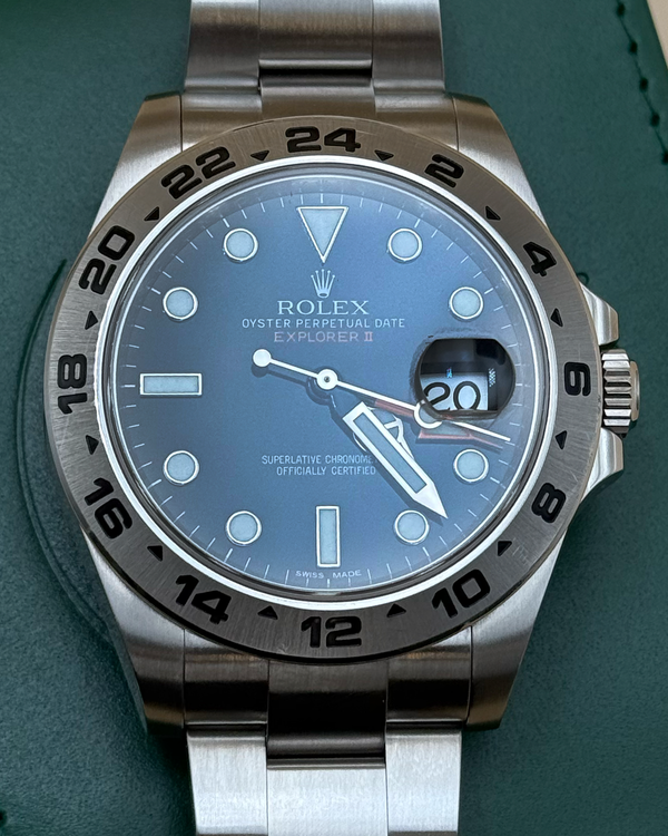 Rolex Explorer II 42MM Black Dial Oyster Bracelet (226570)